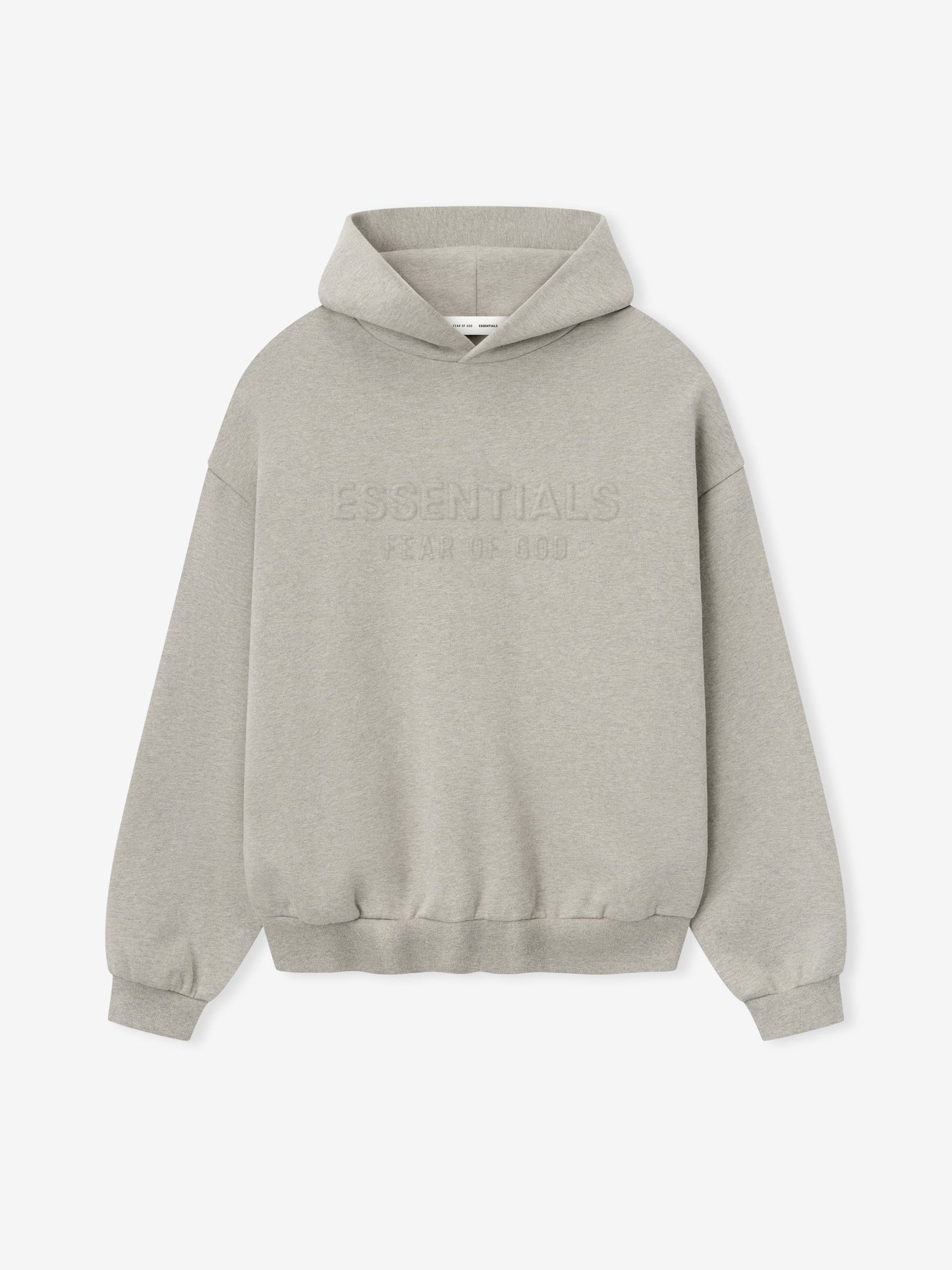 Embossed 90s Fit Fleece Hoodie