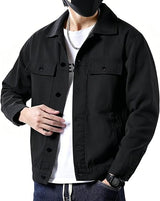 Men's Casual Cotton Trucker Jacket