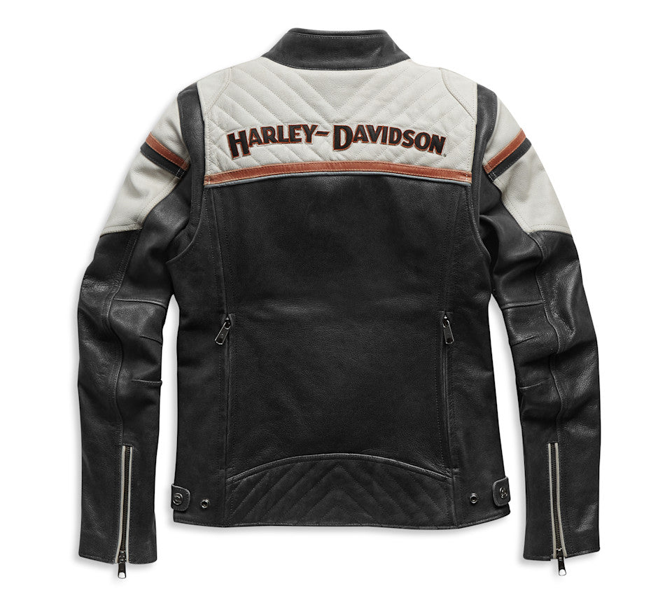 Women's H-D Miss Enthusiast III Leather Riding Jacket