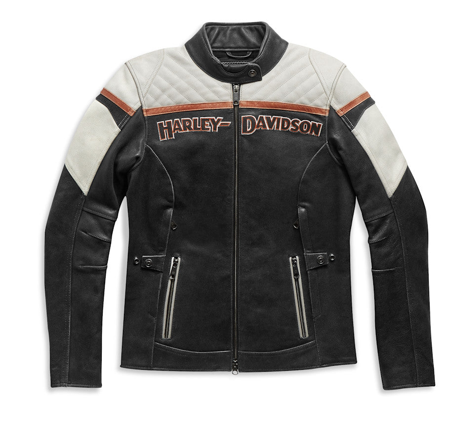Women's H-D Miss Enthusiast III Leather Riding Jacket