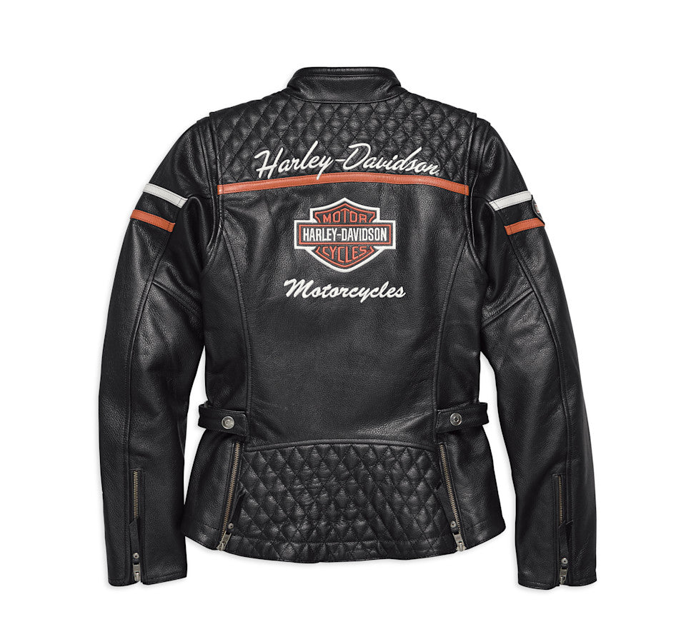 Women's H-D Miss Enthusiast Leather Riding Jacket