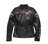 Women's H-D Miss Enthusiast Leather Riding Jacket