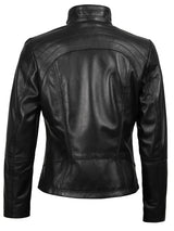 Acerra Women's Black Biker Style Jacket