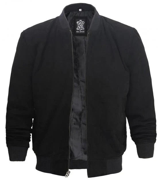Adamsville Mens Black Suede Jacket