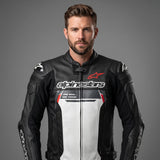 Alpinestars Missile Ignition V2 Leather Motorcycle Motorbike Jacket - CE Armor Cowhide