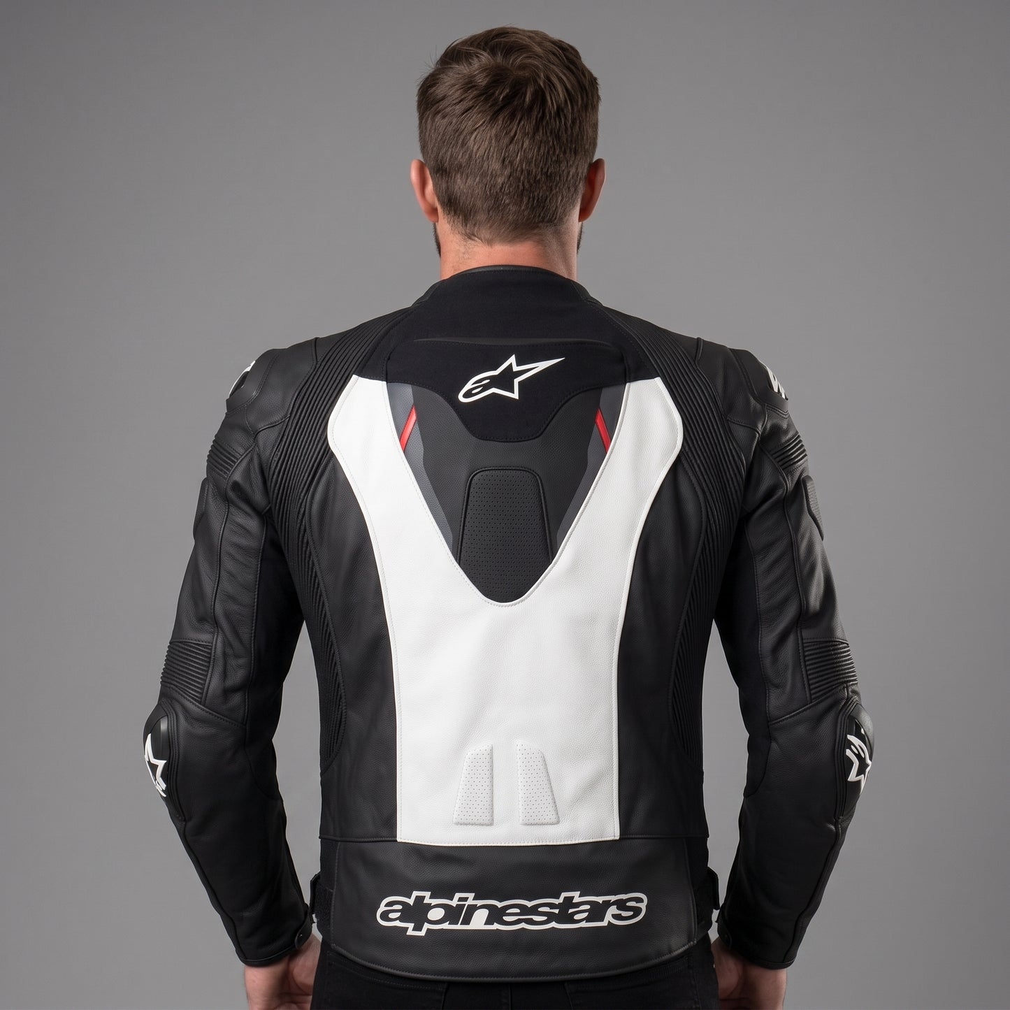 Alpinestars Missile Ignition V2 Leather Motorcycle Motorbike Jacket - CE Armor Cowhide