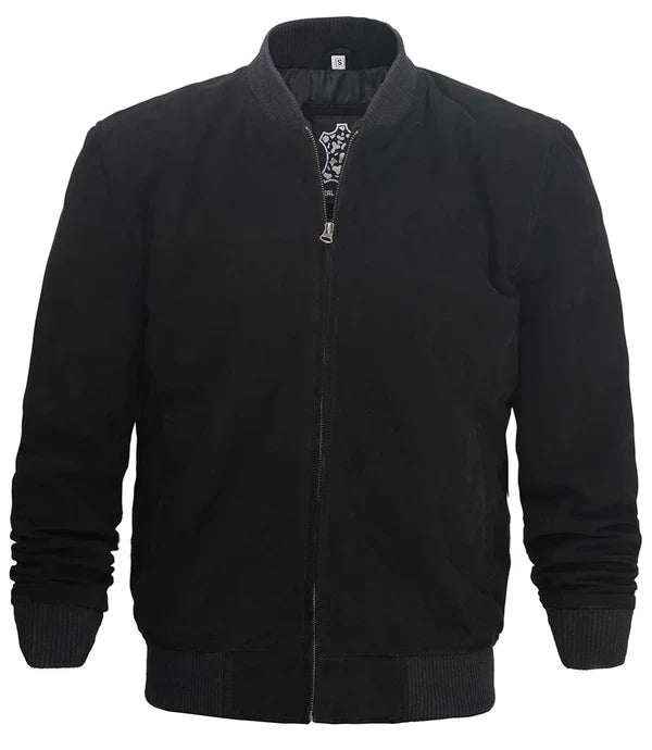 Adamsville Mens Black Suede Jacket