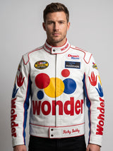 Ricky Bobby Inspired Racing Jacket – Premium Men's Motorsport Style Leather Jacket