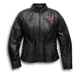 Harley Davidson Women’s Scroll Skull Leather Jacket