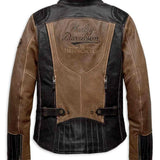 Women's Harley-Davidson Brown Leather Riding Jacket
